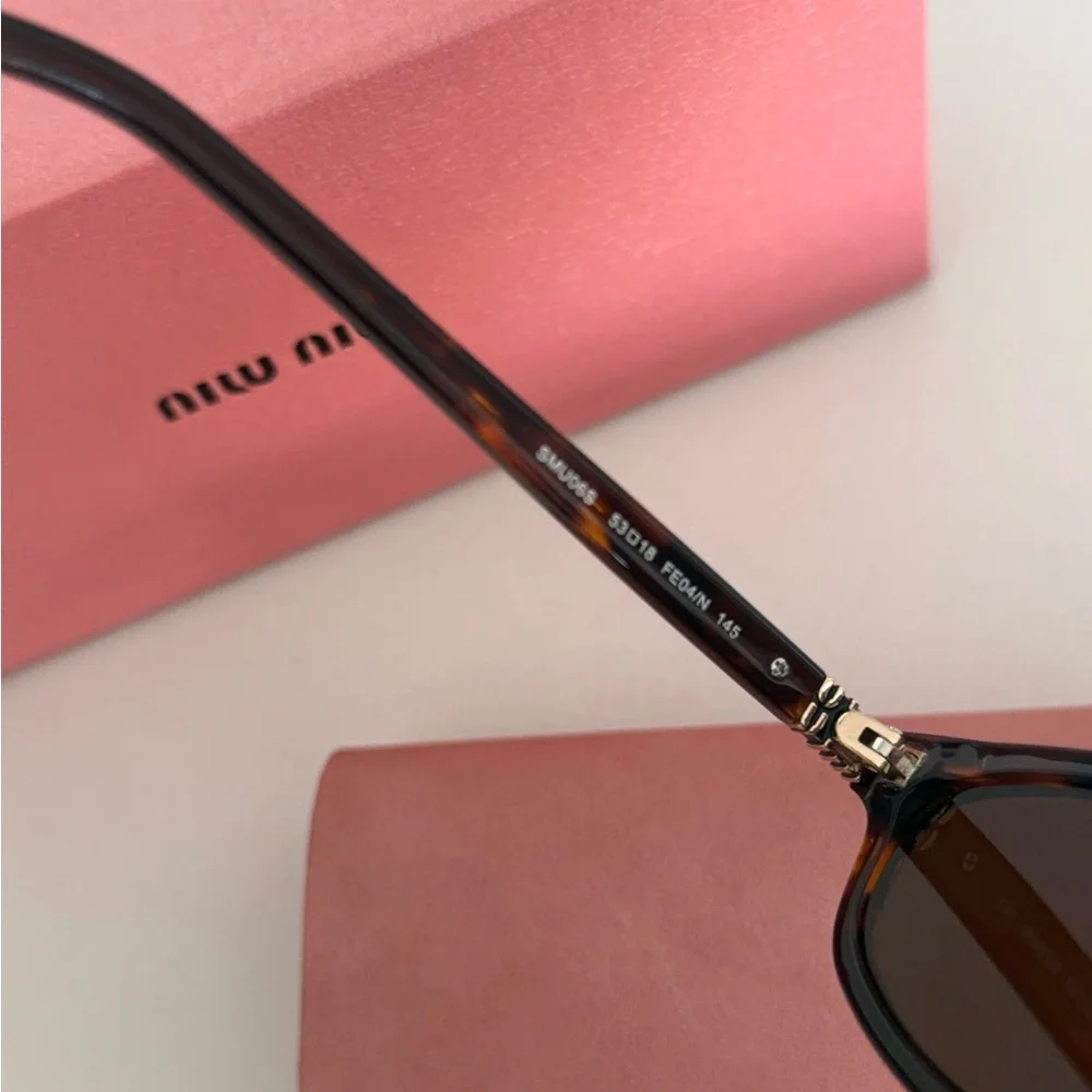 Miu Miu Regard Tortoiseshell Sunglasses